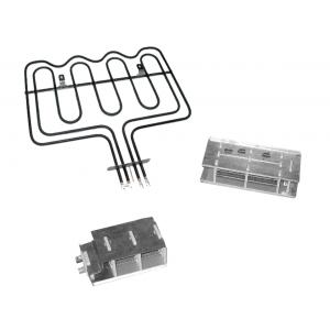Air heating elements for domestic applications